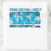 Hakuna Matata Südkorea Art Print/Graphic Rechteckiger Aufkleber (Tasche)