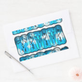 Hakuna Matata Südkorea Art Print/Graphic Rechteckiger Aufkleber (Umschlag)