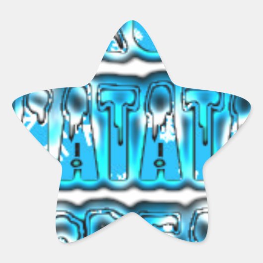 Hakuna Matata Südkorea Art Print/Graphic Stern-Aufkleber (Vorderseite)