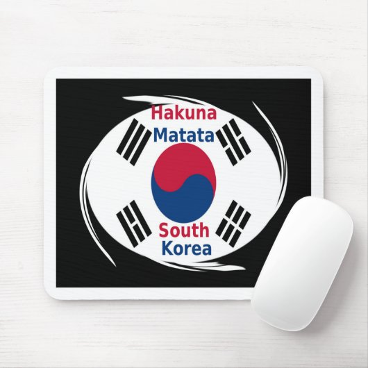 Hakuna Matata Südkorea Mousepad (Mit Mouse)