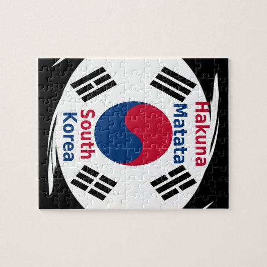 Hakuna Matata Südkorea Puzzle (Horizontal)