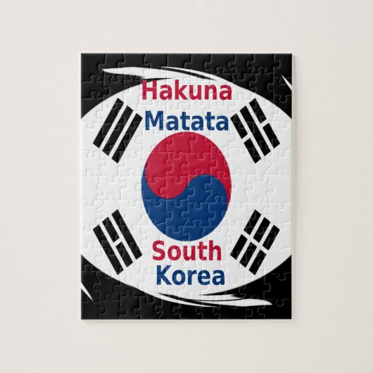 Hakuna Matata Südkorea Puzzle (Vertikal)