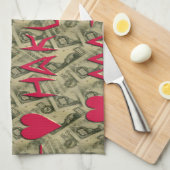 Hakuna Matata Talk Money Art Print Design Handtuch (Viertel Falte)