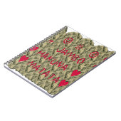 Hakuna Matata Talk Money Art Print Design Notizblock (Linke Seite)