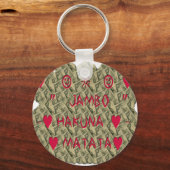 Hakuna Matata Talk Money Art Print Design Schlüsselanhänger (Vorderseite)