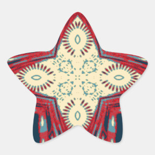 Hakuna Matata Text Hoffnung Abstract Kunst Druck D Stern-Aufkleber