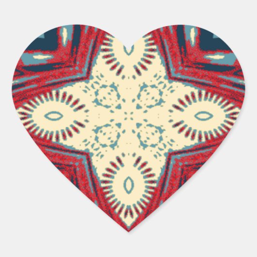 Hakuna Matata Text Hope Abstrakt Art Print Design Herz-Aufkleber (Vorderseite)