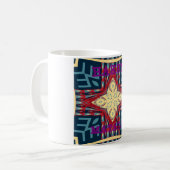 Hakuna Matata Text Hope Abstrakt Art Print Design Kaffeetasse (Vorderseite Links)