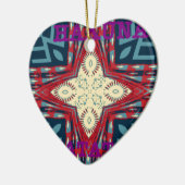 Hakuna Matata Text Hope Abstrakt Art Print Design Keramik Ornament (Links)