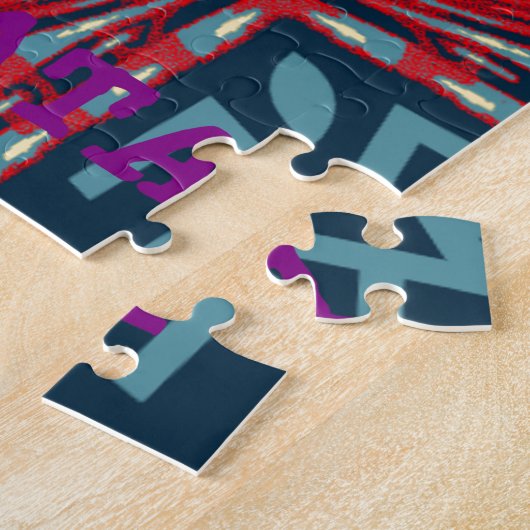 Hakuna Matata Text Hope Abstrakt Art Print Design Puzzle (Seite)