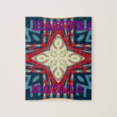 Hakuna Matata Text Hope Abstrakt Art Print Design Puzzle (Vertikal)