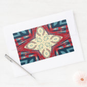 Hakuna Matata Text Hope Abstrakt Art Print Design Rechteckiger Aufkleber (Umschlag)