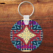 Hakuna Matata Text Hope Abstrakt Art Print Design Schlüsselanhänger (Vorderseite)