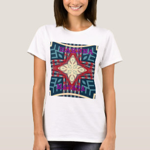 Hakuna Matata Text Hope Abstrakt Art Print Design T-Shirt