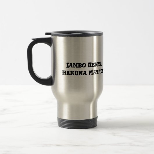 Hakuna Matata Travel mug Reisebecher (Links)
