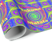 Hakuna Matata - Whirlpool-Design mit lebhaften Far Geschenkpapier (Rolleneckpunkt)