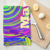 Hakuna Matata - Whirlpool-Design mit lebhaften Far Geschirrtuch (Viertel Falte)