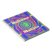 Hakuna Matata - Whirlpool-Design mit lebhaften Far Notizblock (angewinkelt)