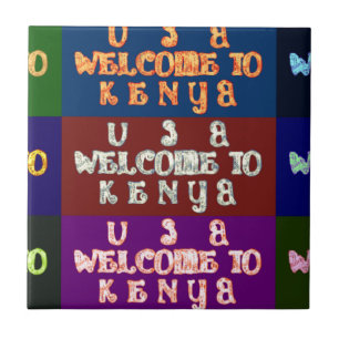 Hakuna Matata Willkommen in Kenia.png Fliese