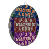 Hakuna Matata Willkommen in Kenya.png Dartscheibe (Vorderseite Links)