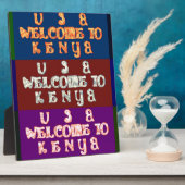 Hakuna Matata Willkommen in Kenya.png Fotoplatte (Seite)