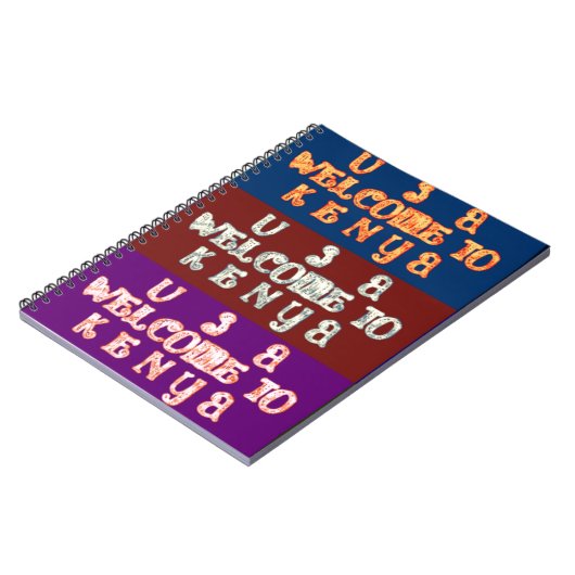 Hakuna Matata Willkommen in Kenya.png Notizblock (Linke Seite)