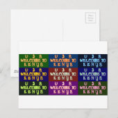 Hakuna Matata Willkommen in Kenya.png Postkarte (Vorne/Hinten)