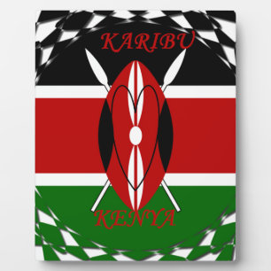 Hakuna matata Willkommen Kenia Fotoplatte