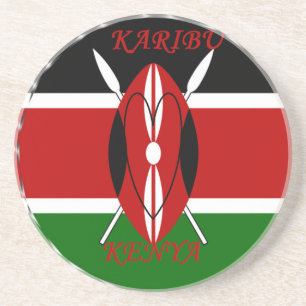 Hakuna matata Willkommen Kenia Getränkeuntersetzer