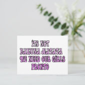 Hakuna Matata wir brauchen unsere Girls Pronto Postkarte (Stehend Vorderseite)