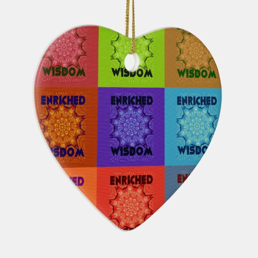 Hakuna Matata Wisdom Enriched Keramik Ornament (Rechts)