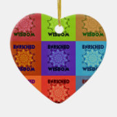 Hakuna Matata Wisdom Enriched Keramik Ornament (Vorne)