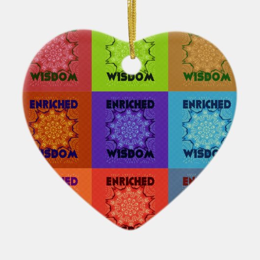 Hakuna Matata Wisdom Enriched Keramik Ornament (Vorne)