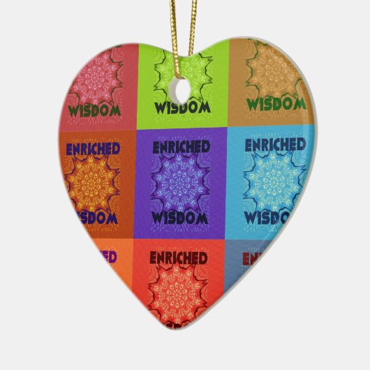 Hakuna Matata Wisdom Enriched Keramik Ornament (Links)