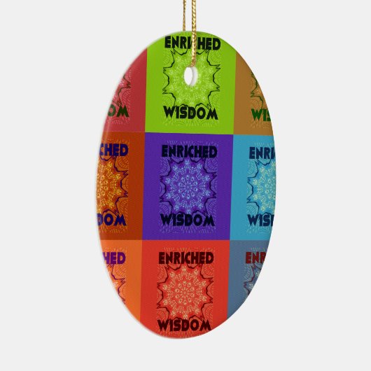 Hakuna Matata Wisdom Enriched Keramik Ornament (Rechts)