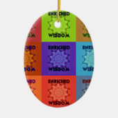 Hakuna Matata Wisdom Enriched Keramik Ornament (Vorne)