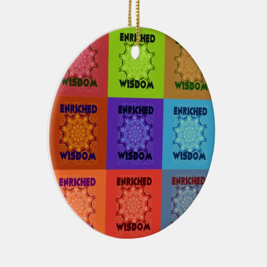 Hakuna Matata Wisdom Enriched Keramik Ornament (Rechts)