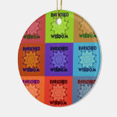 Hakuna Matata Wisdom Enriched Keramik Ornament (Links)