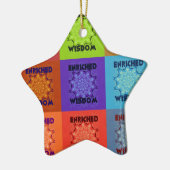 Hakuna Matata Wisdom Enriched Keramikornament (Links)