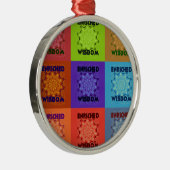 Hakuna Matata Wisdom Enriched Silbernes Ornament (Rechts)