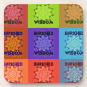 Hakuna Matata Wisdom Enriched Untersetzer (Vorderseite)