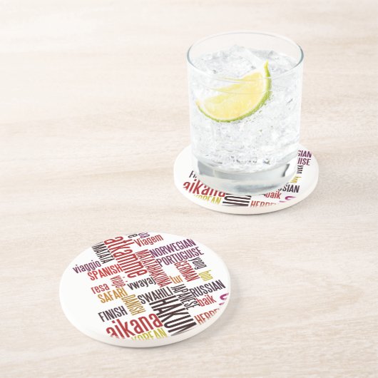 Hakuna Matata Wort Untersetzer (Seite)