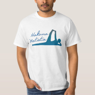 Hakuna Matata Yoga T Shirt für Männer