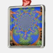 HakunaMatata Ich bin nicht allergisch auf Menschen Silbernes Ornament (Links)