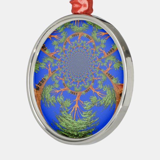 HakunaMatata Ich bin nicht allergisch auf Menschen Silbernes Ornament (Links)