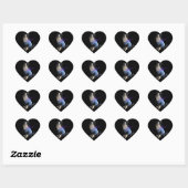 Hakuzi Herz Sticker (Blatt)