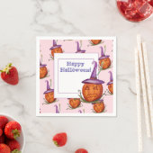 Hal;loween Pumpkin Paper Napkins Serviette (Beispiel)