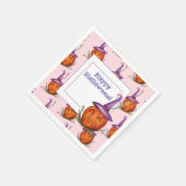 Hal;loween Pumpkin Paper Napkins Serviette (Ecke)