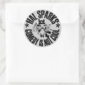 Hal Sparks Aufkleber stehen (Tasche)