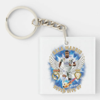 Hala Madrid Gib Nie Auf Acryl-Schlüsselanhänger Schlüsselanhänger